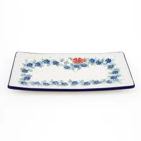 Tacka ceramiczna C26 30/16,5cm<br> 2511X Polskie kwiaty